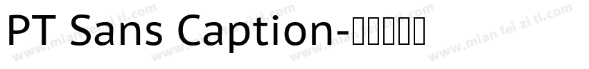 PT Sans Caption字体转换